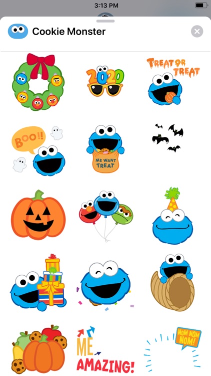 Cookie Monster Stickers screenshot-3
