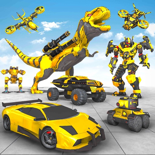 Dino War Robot Car Transform