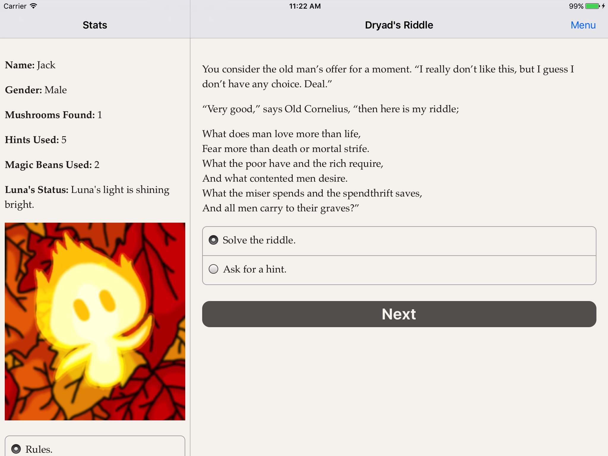The Dryad's Riddle screenshot 4