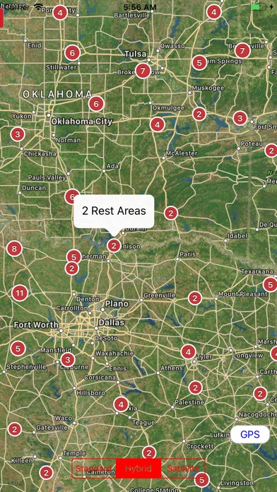 Rest Areas - USA screenshot 2