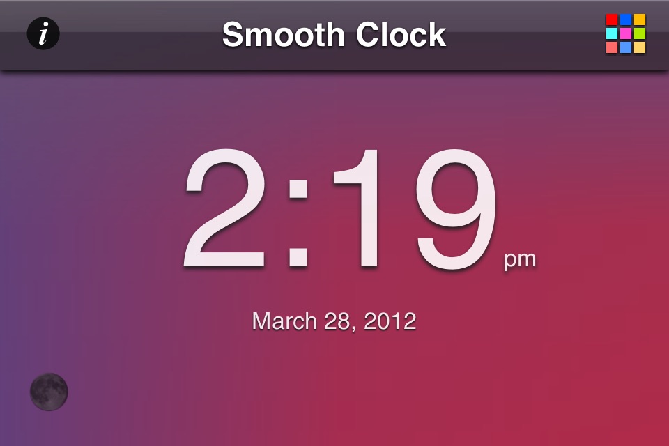 Smooth Clock screenshot 2