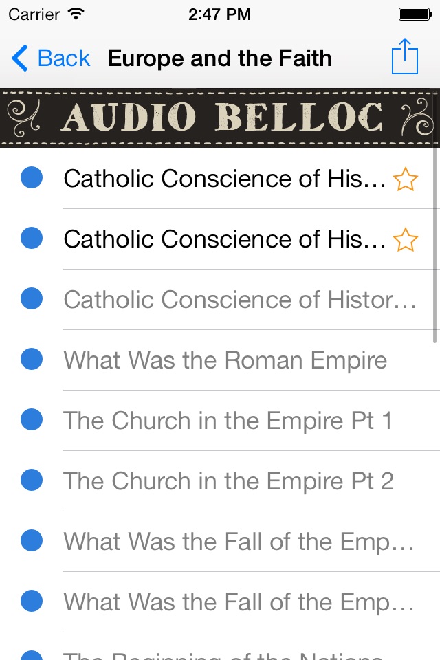 Hilaire Belloc Audio Library screenshot 2