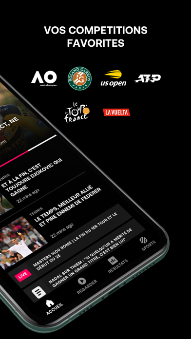 Eurosport : Les JO en directCapture d'écran de 3