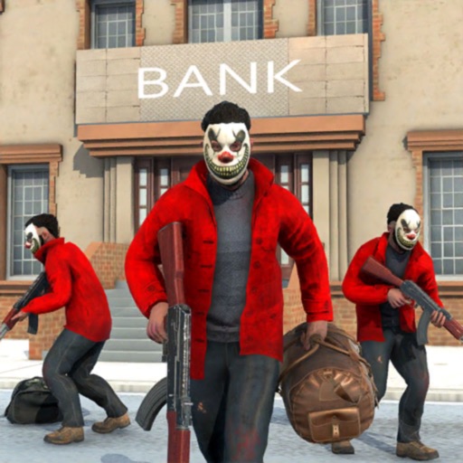 Armed Bank Robbery Heist Game Icon