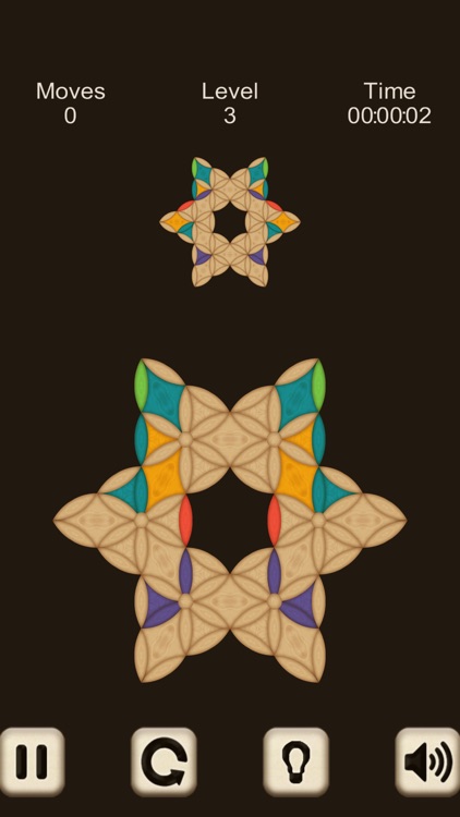 Hard Wood Puzzle. Triangle screenshot-3