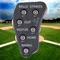 An elite baseball/softball umpire indicator for the iPhone that not only keeps track of the current balls and strikes count, outs, and inning, but also keeps track of the score