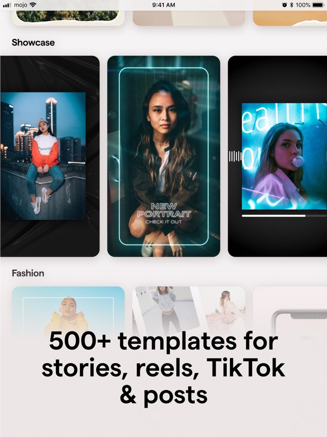 Mojo — Reels & Stories Maker On The App Store