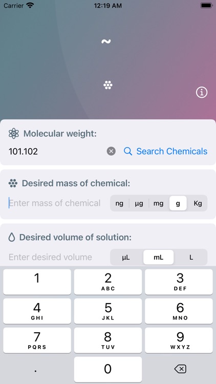 Lab Mate — Molarity & Dilution