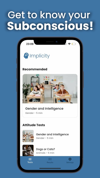 Implicity - Subconscious Tests