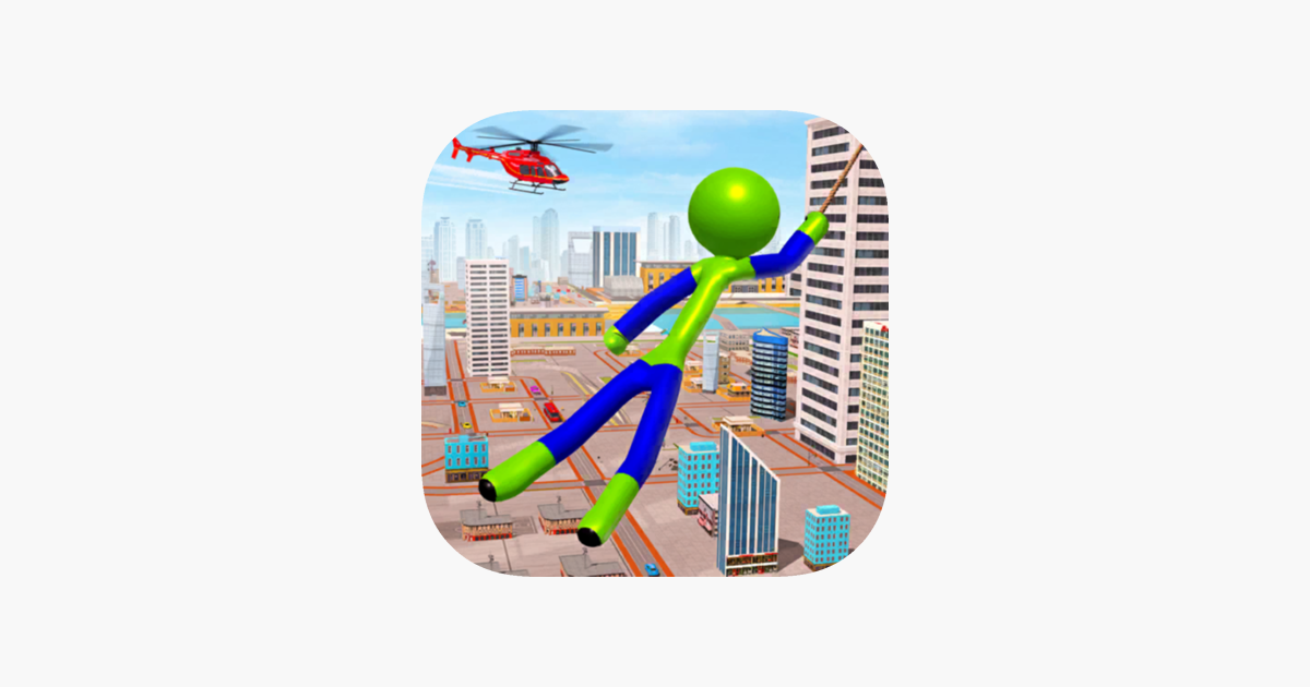 ‎App Store 上的“Stickman Rope Hero Games”