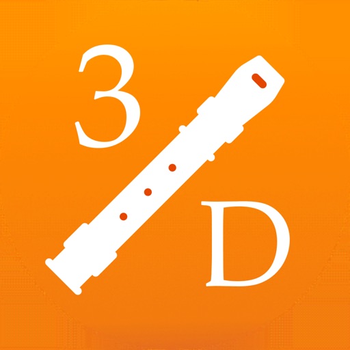 3D Recorder Fingering Chart Icon