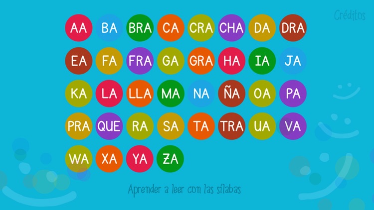 Learn Syllables in Spanish