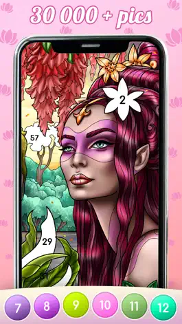 Game screenshot Adult Coloring Paint by Number mod apk