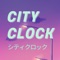 This is a simple digital clock application that displays an 80's citypop style video