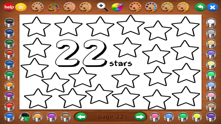 Counting Shapes Coloring Book screenshot-3