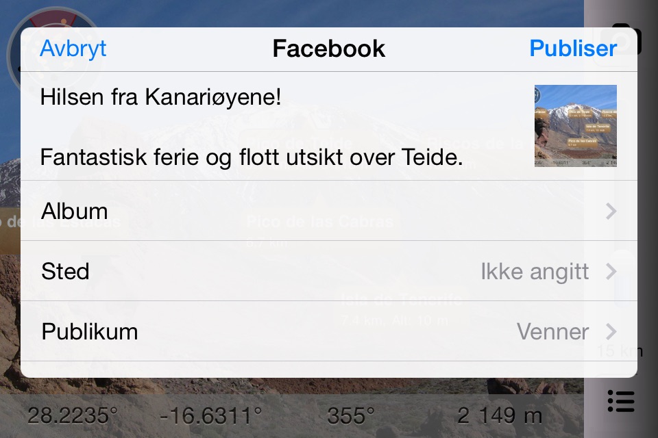 iSikte - Kanariøyene screenshot 2