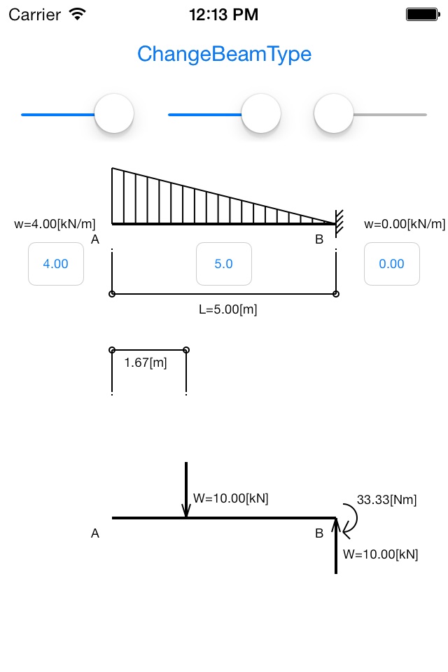 TheBeamCalc screenshot 3