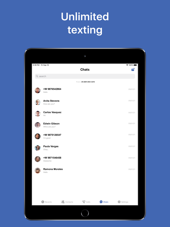 Text App: Calling+Texting Now screenshot 3