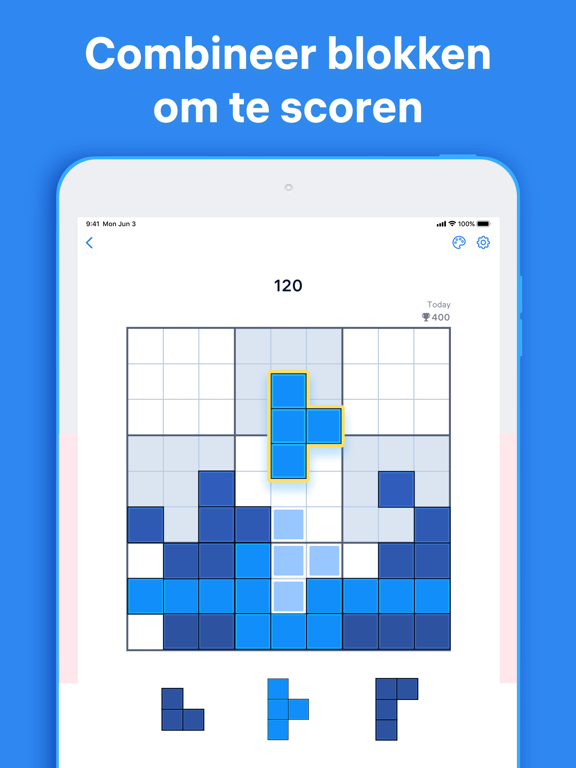 Blockudoku - Blok-puzzel-spel iPad app afbeelding 2