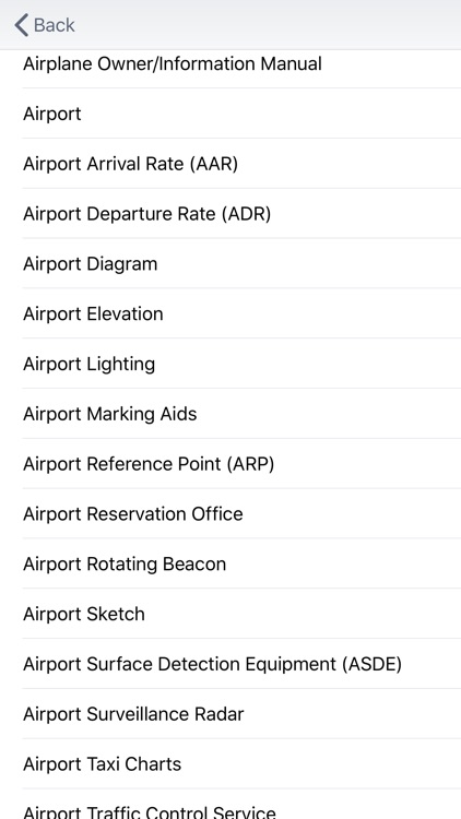 FAA Glossaries screenshot-3