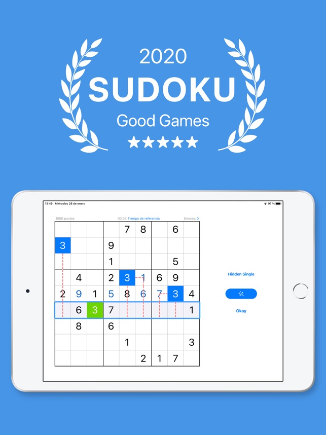 - Sin anuncios Sudoku en App Store
