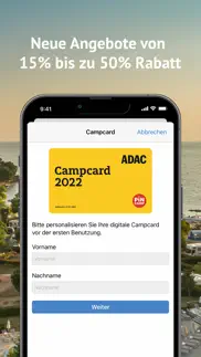 adac camping / stellplatz 2022 iphone screenshot 2