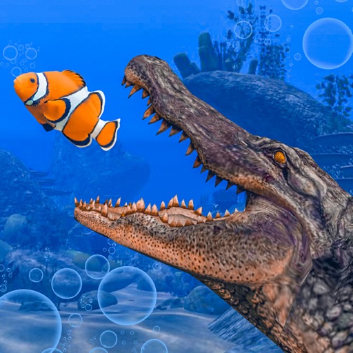 Crocodile Sea Monster Survival Icon