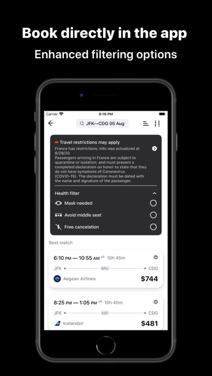 App in the Air: Flights Hotels screenshot-3
