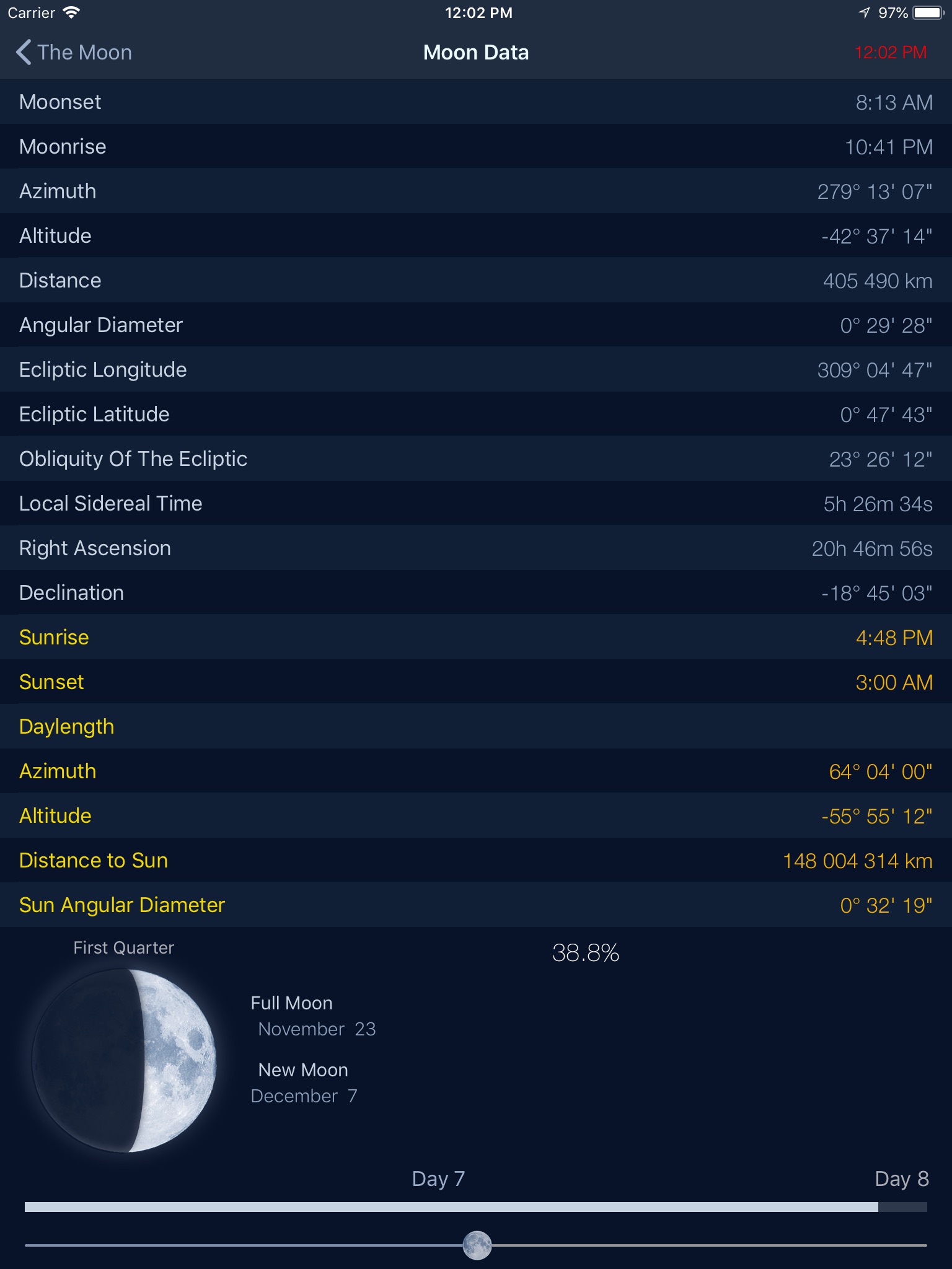 The Moon: Calendar Moon Phases screenshot 4