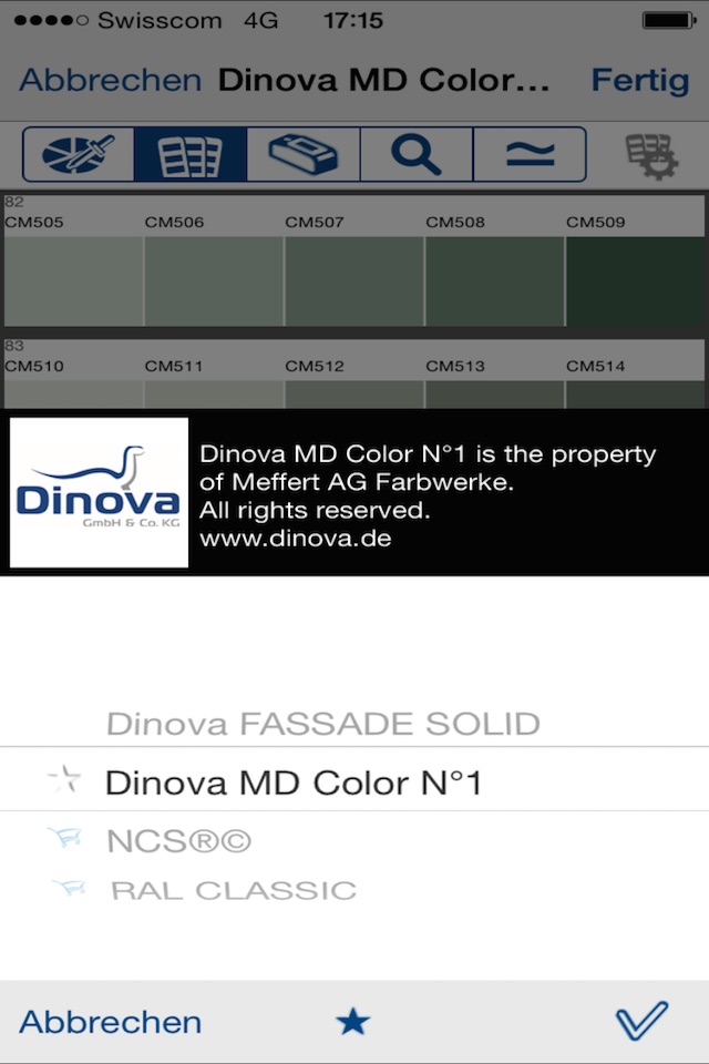 Dinova Farbdesigner screenshot 4