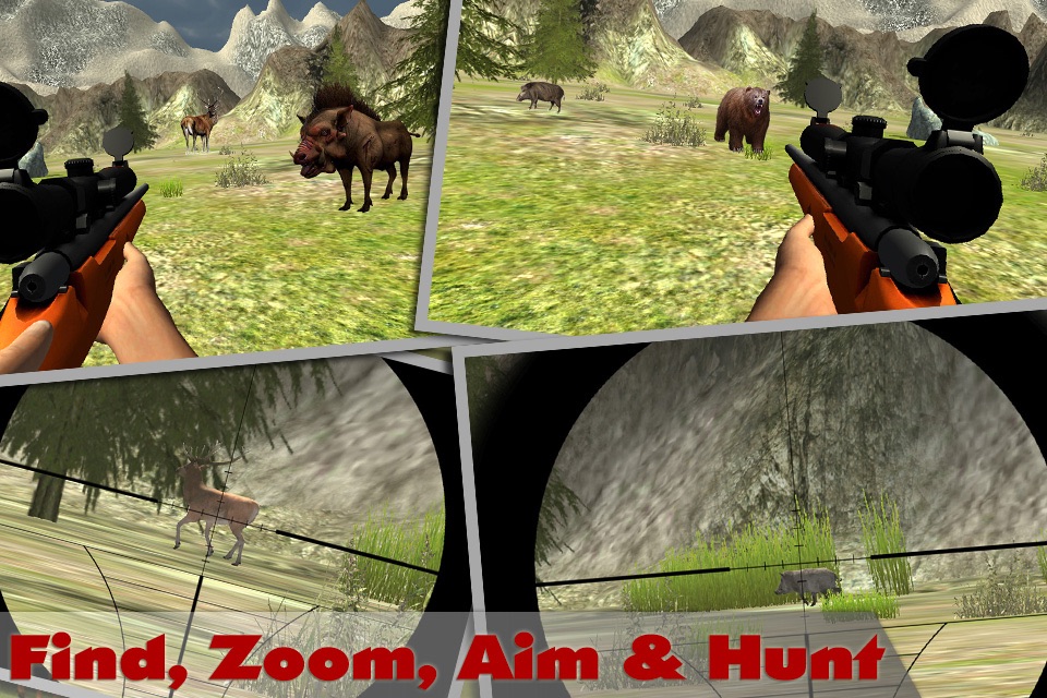 Jungle Sniper Hunting Game screenshot 2