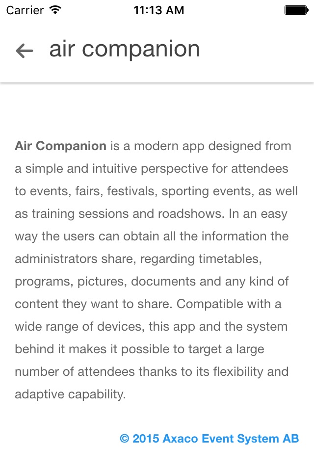 Air Companion screenshot 2