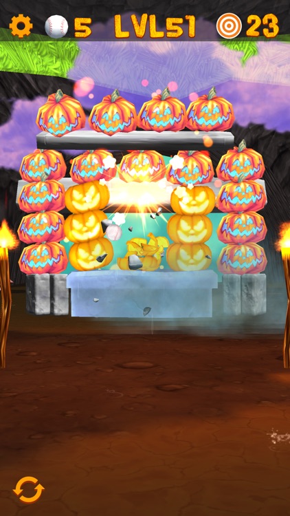 Swipe & Knockdown Pumpkins 2 screenshot-5