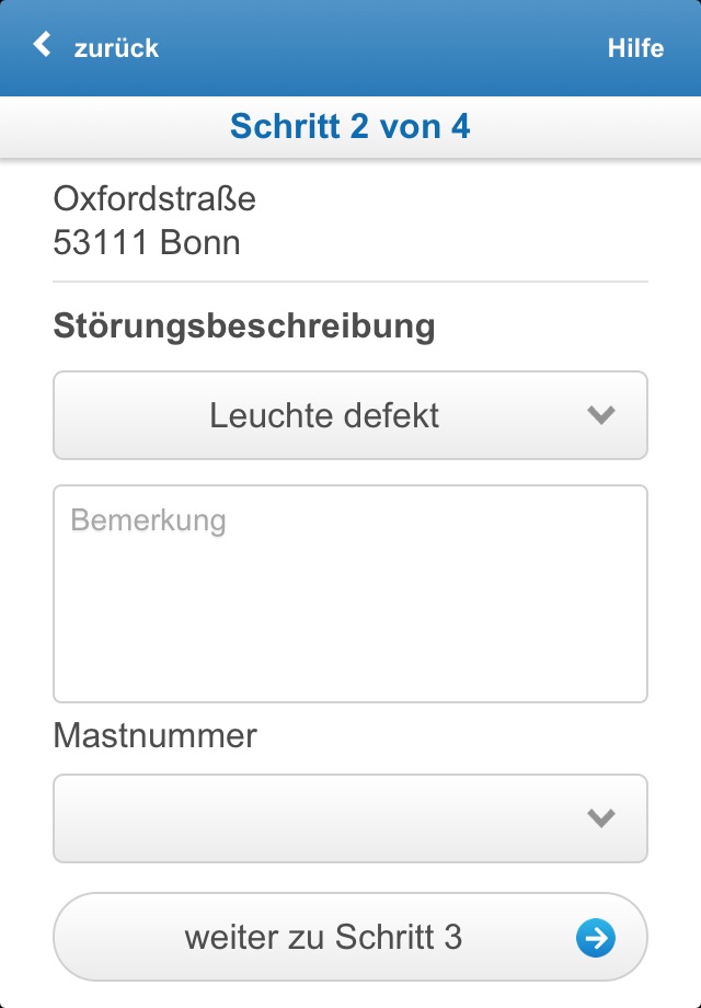 StörungBonn - Störungen melden screenshot 4