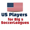 US Players Big5 Soccer Leagues