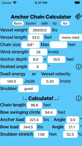 Game screenshot AnchorChainCalculator hack