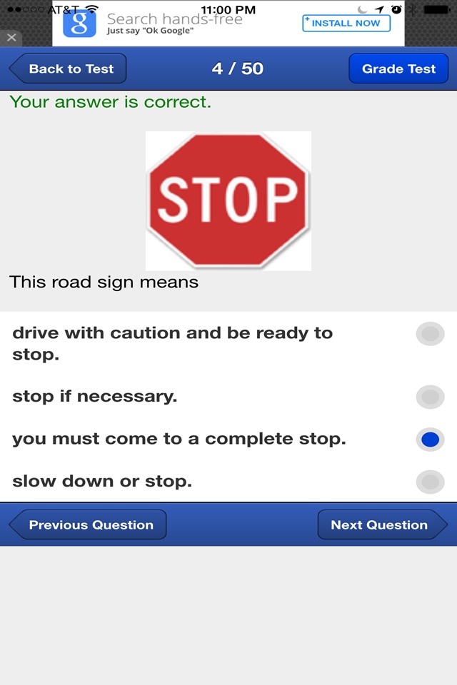 Minnesota Basic Driving Test screenshot 4
