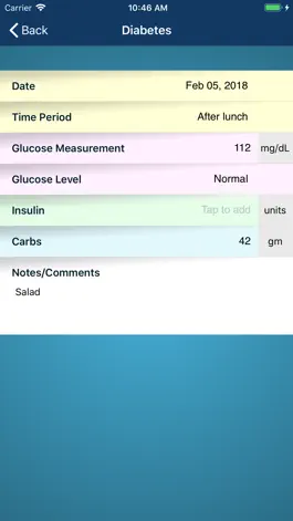 Game screenshot Diabetes Health Manager apk