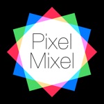 PixelMixel - move cells, mix three colors in one