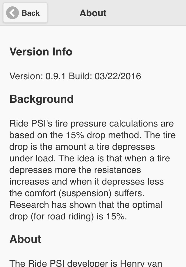 Ride PSI - Bike Tire Pressure screenshot 2
