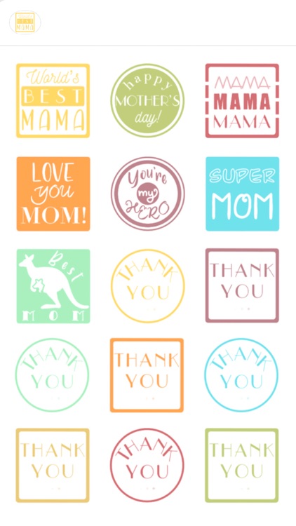 Mama Day Stickers