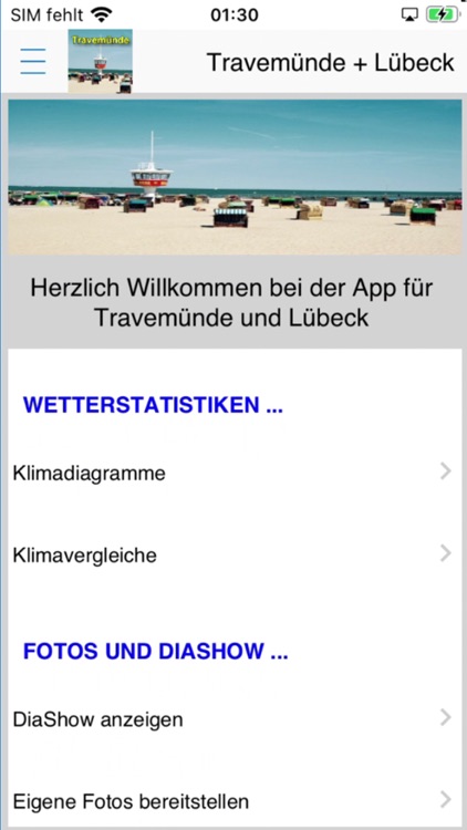 Travemünde Lübeck Urlaubs App