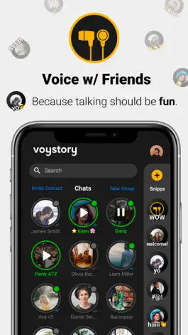 Game screenshot Voystory: Messaging w/ Voice mod apk