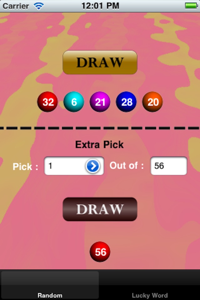 Lucky Lottery Numbers screenshot 3