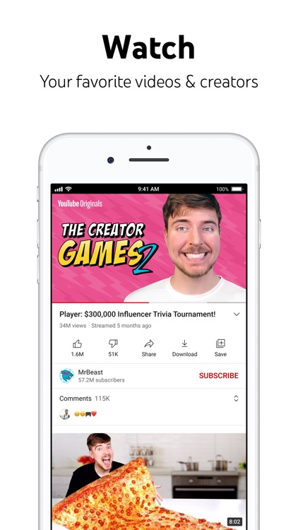 YouTube: Watch, Listen, Stream