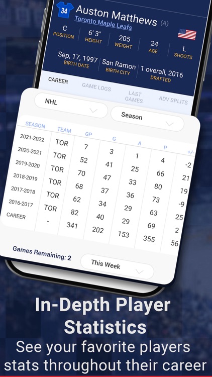 Center Ice Hub – Hockey Stats screenshot-3