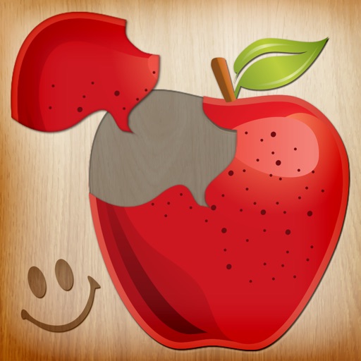 Kids puzzle games - learn food Icon