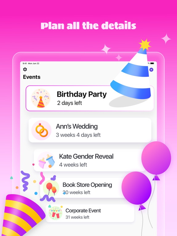 My Party Planner & Organizer screenshot 3
