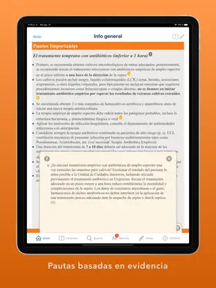 Captura de Pantalla 3 Sepsis Clinical Guide iphone