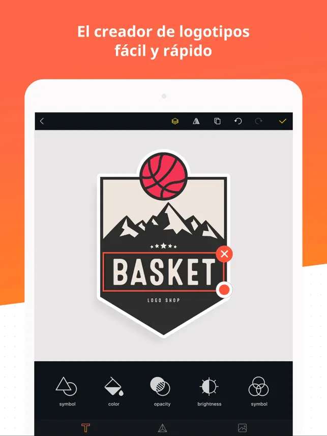 Screenshot 1 Logo Maker Shop: Font Marca iphone